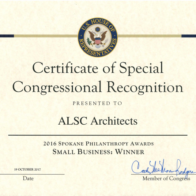 ALSC Named Small Business of the Year By The Spokane County United Way Emerging Leaders Society​ 