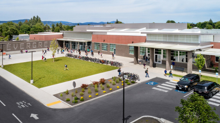 Evergreen Middle School Alsc Architects 