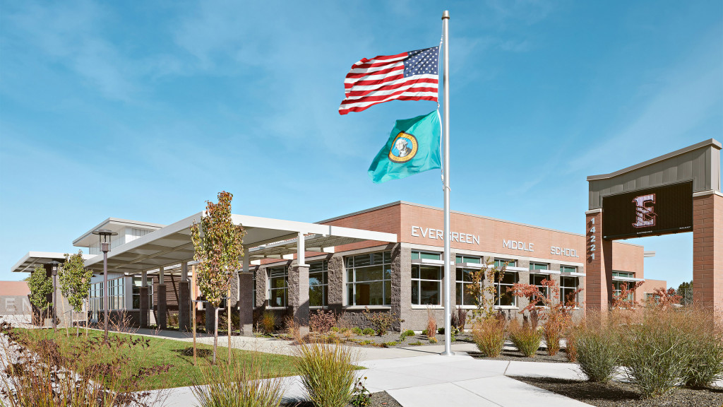 Evergreen Middle School Alsc Architects 